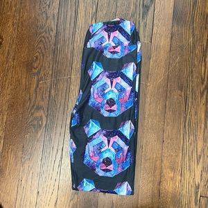 Leggings - one size OS - NWOT - purple bears